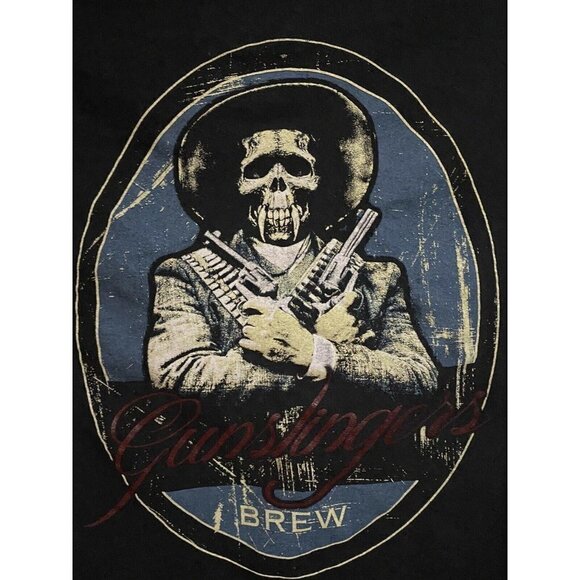 Elephant Hunter Black Graphic SS T-Shirt Large - Picture 3 of 6